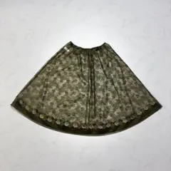 WACOAL DIA ワコールディア 花柄 レース シアースカート Mのサムネイル