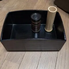 煙草盆 櫛型煙草盆　刻莨入　 灰吹 セット　未使用