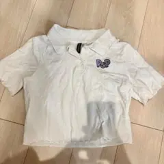 H&M ホワイト ポロシャツ Mサイズ　夏服のサムネイル