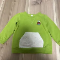 La Chiave 裏起毛トレーナー 110cm グリーン