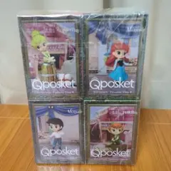 Qposket フック船長 ピーター・パン、アリエルなどの4体セット　新品未使用