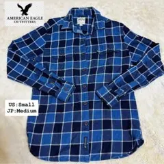 AMERICAN EAGLE OUTFITTERS チェック柄ネルシャツ S