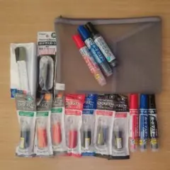 ホワイトボードマーカーセット（メッシュポーチ付）