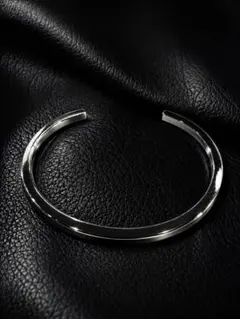 シルバー925 シンプル バングル ブレスレット ユニセックス 男女兼用のサムネイル