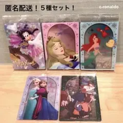 ５種セット マックス ディズニー ウエハースカード Disney 匿名配送