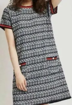 【31 Sons de mode】レディース　半袖　ニットワンピース