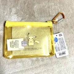 ポケモンPokemon Pikachu ピカチュウ 透明ポーチ 新品