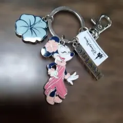 ミニーマウス ハワイアンキーホルダー