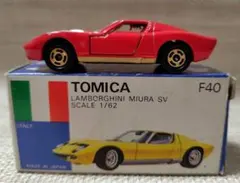 トミカ 青箱 No.F40 ランボルギーニ ミウラ SV ピンク 日本製 - メルカリ