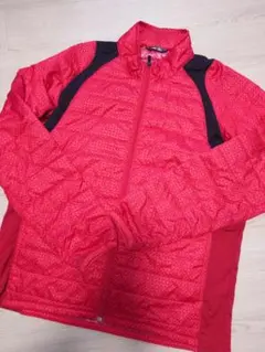 赤 キルティングジャケット メンズ