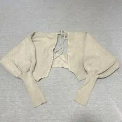 オープンフロント クロップドカーディガン chico