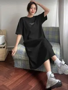 DAZY ブラック ロングワンピース Sサイズ