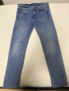 helmut langリラックステーパードダメージデニムパンツ　ペンキダメージのサムネイル