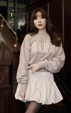 Her lip to バブルミニスカート ホワイト M herlipto スカート Mサイズ Bubble Mini Skirt - メルカリ
