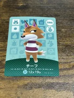 どうぶつの森 amiiboカード チーフ