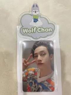 SKZOO ランダムネームバッチ　ウルフチャン　タワレコラキドロ　トレカ