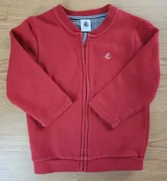 プチバトー　ジッパー カーディガン　24m 86cm　トレーナー