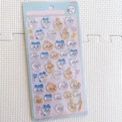 新品未開封品ちいかわハチワレ×うさぎボンボンドロップシール正規品サンスター