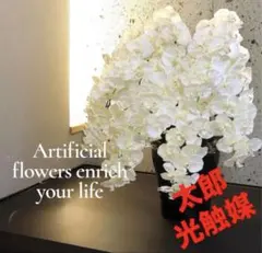 光触媒 人工観葉植物 ウォールグリーン フェイクグリーン 造花 胡蝶蘭