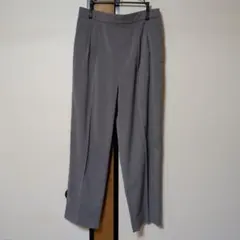GLOBAL WORK　ウツクシルエット　グレー テーパードパンツ XL