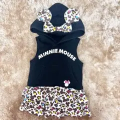 【BABYDOLL】ミニー フード付き ノースリーブワンピース カラフルドット柄