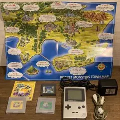 ゲームボーイライト シルバー ACアダプタ 通信ケーブル ポケモンセット