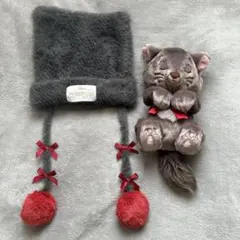 東京ディズニーリゾート ベルリオーズ ニットキャップ＆ショルダーバッグ セット