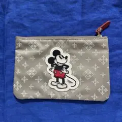 russetポーチ ミッキーマウス/Disneyコラボ ライトグレー