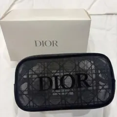 Dior ブラックメッシュポーチ