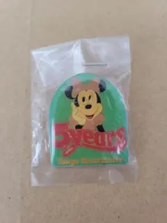 ディズニーランド5周年記念バッジ、ミニーマウス
