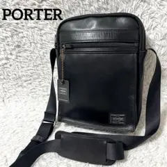 ✨未使用級✨PORTER 現行タグ AMAZE ショルダーバッグ オールレザー