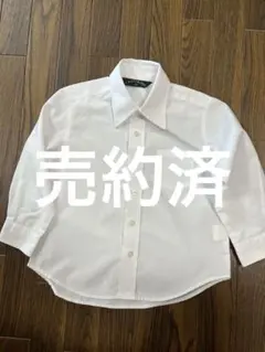 CHOPIN ne deux ホワイト長袖シャツ 100cm