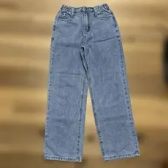SHEIN 11-12Y ライトブルー デニムパンツ