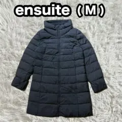 【ensuite】DICROS ダウン90% ロングダウンコート M ブラックのサムネイル