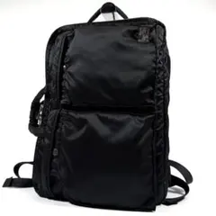 【良品】ポーター　ビジネスバッグ　ナイロン　タンカー　3way 2層　ブラック