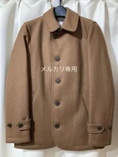 美品】シップス メルトン シングルピーコート スーパー160s メリノ