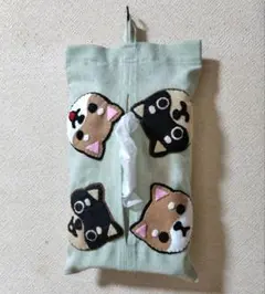 ティッシュBOXカバー柴犬ミックス