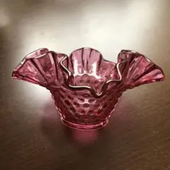 フリルエッジ ピンク 　　　ガラス花瓶 　　(ミシェール-ワン) 11_000000001420.jpg?1737100902