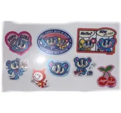 シール　ステッカー　エンジェルブルー　ナカムラくん　ハナちゃん　ハニーデビル