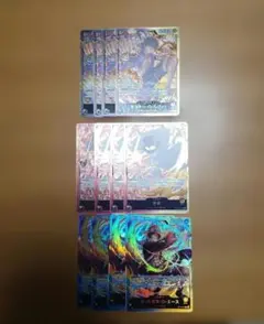 ワンピースカード　ST13　ルフィ エース サボ リーダー　各4枚