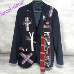PUNK リメイクテーラードジャケット アナーキーシャツ パンク y2kのサムネイル