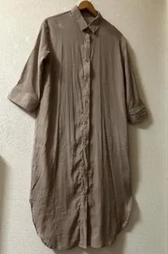 SUREVE美品★レーヨン80%シルクの様な光沢&しなやかワンピース兼チュニック