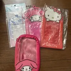 サンリオ　アクスタケース　トレカケース　マイメロ　シナモン　ハローキティー