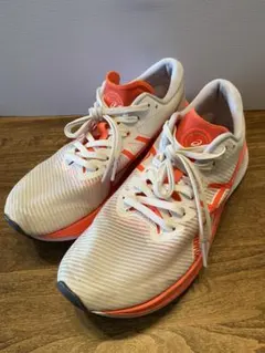 ASICS Magic Speed3 レディース 24.5cm ホワイトオレンジ