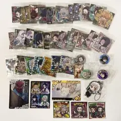 ディフォルメシールウエハース　鬼滅の刃マン　ビックリマン　缶バッジ　48点セット