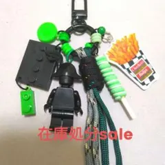 在庫処分sale　№74 LEGOミニフィグ　互換　じゃらじゃらキーホルダー