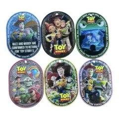 数量限定　トイストーリー　アクリルプレート　6枚セット　グリッター