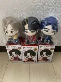 ミセスグリーンアップル　一番くじ　A賞　ぬいぐるみマスコット　3点セット