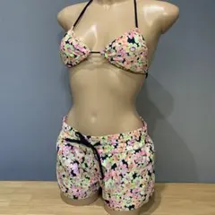 roxy khaju コラボ水着　ビキニ　サーフパンツ　3点セット