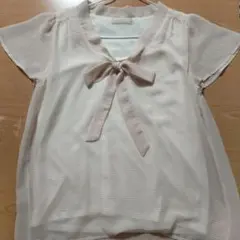 any sis 半袖 ブラウス リボン付き ピンク系のサムネイル
